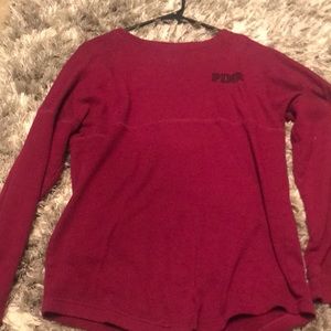 pink long sleeve